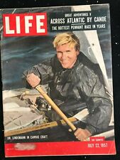 LIFE MAGAZINE Oct 22 1957 ACROSS ATLANTIC BY CANOE / Right to Vote v Gerrymander picture