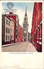 Postcard Christ Church Boston Rubber Shoe Co. MA Massachusetts c.1901-1907  M567 picture