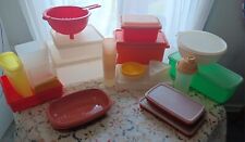 Large Vintage Tupperware Lot Over 20 Storage Containers W Lids All Sizes picture