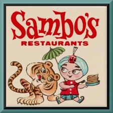 Vintage Sambo's Restaurant #2, Flat Flexible Refrigerator Magnet, READ ALL picture