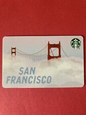 2019 STARBUCKS SAN FRANCISCO GIFT CARD GOLDEN GATE BRIDGE FOG NEW HTF picture