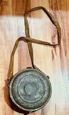 CIVIL WAR AUTHENTIC CONFEDERATE CANTEEN WITH ORIGINAL COTTON STRAP THE REAL DEAL picture