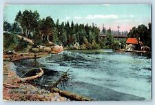 Duluth Minnesota Postcard Lester River Trees Bridge House 1905 Vintage Unposted picture