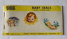 Vintage 1954 EUREKA Baby  Seals 36 Seals 6 Designs picture