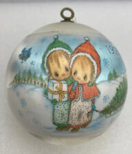 Christmas 1979 Hallmark Betsey Clark Tree Trimmer Satin Ball Ornament Vintage picture
