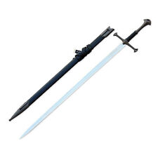 Darkened Medieval King’s Crusader War Blade Sword picture