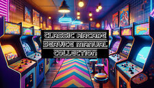Classic Arcade Service Manual Collection 1975-1989 Repair PDF USB 300+ Titles picture