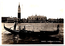 RPPC Venice Italy Gondola St. Mark's  4