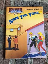 Rare 1987 Saber Riders And The Star Sheriffs Save The Town Coloring Book  picture