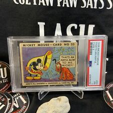 1935 Mickey Mouse Gum R89 Set Break That's An Awful Blow... #23 Type 2 PSA 1 picture