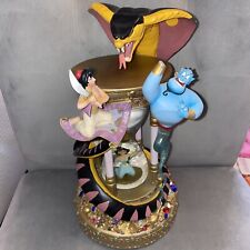 Disney Aladdin Arabian Nights Lightup Hourglass Snow Globe Musical, See pictures picture
