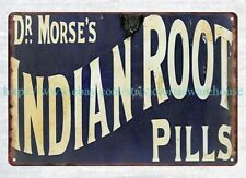 Dr Morse's Indian Root Pills metal tin sign decorative arts picture