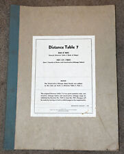 VTG 1969 Lrg Book of Maps State California Distance Table by Public Utilities picture
