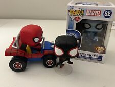 Funko POP Lot Of 3 Spiderman Spider-Mobile Buggy #51 Miles Morales picture