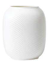 Rare Beautiful Wedgwood Jasper Folia Lithophane Vase Large White 1050838 NIB picture