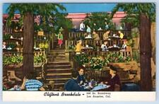 1950s CLIFTON'S BROOKDALE RESTAURANT UNUSUAL DINING ROOM INTERIOR LOS ANGELES CA picture