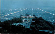 Los Angeles, Griffith Observatory, Griffith Park, tourists, Postcard picture
