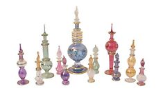 CraftsOfEgypt Egyptian Perfume Bottles Mix Collection a Set of 12 Hand Blown ... picture