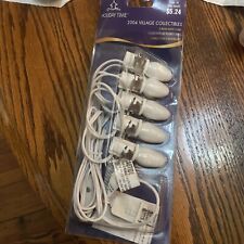 Holiday Time 5 Bulb Christmas Village  Light Cord With Switch  picture