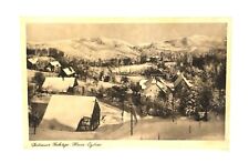 Antique 1915 RPPC Postcard Winter in Zittauer Gebirge Ortsteil Hain Kurort Oybin picture