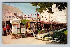 Provincetown, MA-Massachusetts, Sidewalk Cafe, Portrait Artist, Vintage Postcard picture