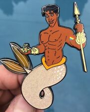Prince Naveen Merman 3” Fantasy Pin LE15 Gay Interest Stain Glass Fin picture