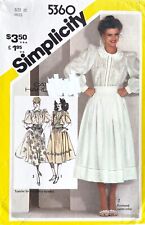 1980's Simplicity Misses' Blouse,Skirt,Transfer Pattern 5360 Size 10 UNCUT picture