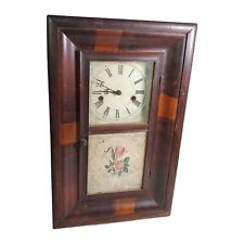 Antique Ansonia OG Style Mantel Clock Reverse Painted All Original picture