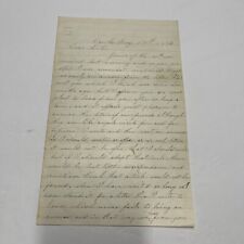 1862 Civil War Letter  picture