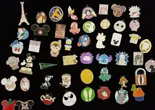  DISNEY TRADING PIN 50 LOT NO DOUBLES HIDDEN MICKEY LIMITED EDITION  picture