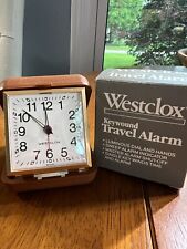Westclox Keywound Travel Alarm Clock. New In Box picture