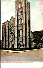 Postcard Circa 1908 UDB Holy Cross Cathedral Boston Massachusetts A148 picture