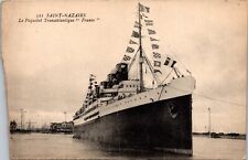 Saint-Nazaire  France Transatlantic Liner Ship France Postcard picture
