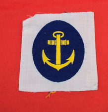 WWII/2 German Navy PT Physical Training Shirt yellow anchor on a dark blue oval picture