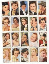 1935 Full Set of 48 Movie Cards ANNA MAY WONG Katharine Hepburn FRED ASTAIRE +++ picture