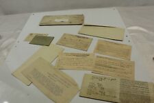Antique 1918 Military Paper Bundle Envelope With Registration And Draft Papers picture