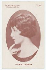 Silent Movie Actress Shirley Mason Spanish Cinematographic Weekly Photo Card picture