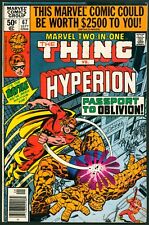 Marvel Two-In-One 67 FN- 5.5 Hyperion  Marvel 1980 picture