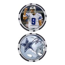 TONY ROMO - DALLAS COWBOYS - POKER CHIP - GOLF BALL MARKER **SIGNED** picture