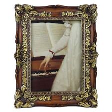 5x7 Antique Frame with Ornate Vintage Carved Decor Luxury Baroque Picture Fr picture