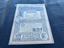 FEBRUARY 1893 THE GREAT DIVIDE western America magazine picture