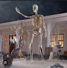12ft Giant Skeleton With Animated Eyes Halloween Home Depot picture