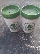 Vintage Pioneer Seed Thermo Aladdin Travel Mug Cups Set picture