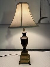 Vintage Solid Brass Antique Desk Lamp Rare Design *Read* picture