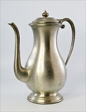 Pewter  Coffee Pot Genuine Old English VINTAGE 9 1/2