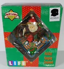 ENESCO World's Greatest Board Games Life Christmas Tree Ornament Santa 1997  picture
