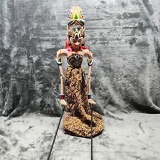 Vintage Wayang Golek Wooden Bali Puppet Indonesia Asian Stick Puppet Marionette picture