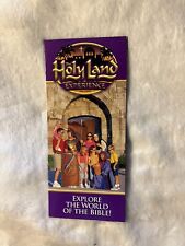 Vintage Travel Brochure Holy Land Experience Orlando Florida picture