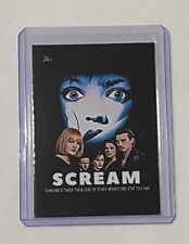 Scream Limited Edition Artist Signed “Wes Craven” Trading Card 2/10 picture