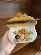 Vintage Merry Mushroom Napkin Holder Sears 1978 Roebuck & Co Japan MCM Ceramic picture